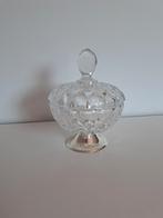 Kristallen Snoepschaal met Zilveren Voet, Antiek en Kunst, Ophalen of Verzenden