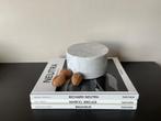 VTG Carrara Marmeren Snuisterijen Doos Minimalist Decor, Ophalen of Verzenden, Gebruikt