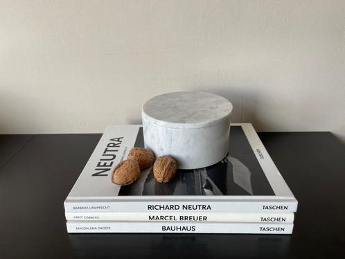 VTG Carrara Marmeren Snuisterijen Doos Minimalist Decor, Huis en Inrichting, Woonaccessoires | Overige, Gebruikt, Ophalen of Verzenden