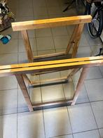 2x houten schraag (bok), Doe-het-zelf en Verbouw, Werkbanken, Ophalen, Zo goed als nieuw