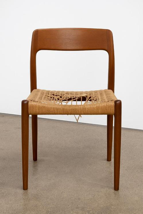 Professionele restauratie van vintage stoelen met rotan, Huis en Inrichting, Stoelen, Twee, Bruin, Ophalen of Verzenden