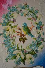 frk 1919 ww2 papercard poesieplaatje vogels sneeuwklokjes, Verzenden, Voor 1920, Gelopen