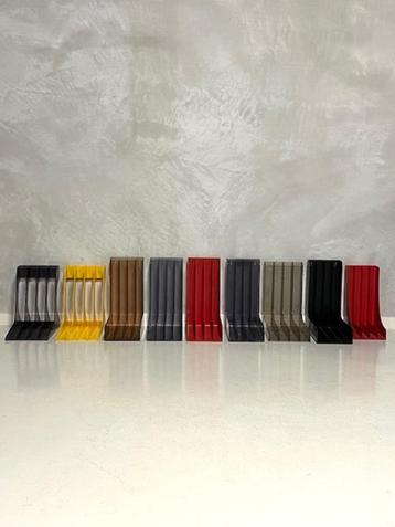 Vintage platenbakken 9x jaren 70 retro LP houder prijs ps beschikbaar voor biedingen