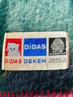 Toffe geblokte vintage wollen deken van Didas, Huis en Inrichting, Woonaccessoires | Plaids en Woondekens, Ophalen of Verzenden