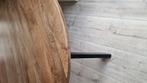 Nette robuuste eettafel mango hout, Huis en Inrichting, Ophalen, Rond, Zo goed als nieuw, 100 tot 150 cm