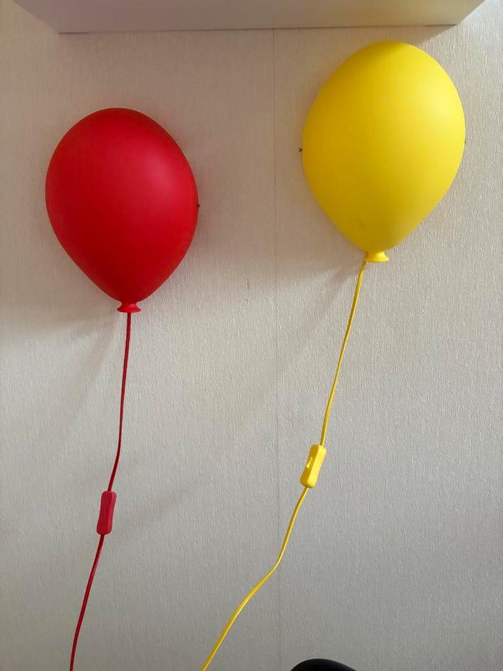 Ikea  Drömminge Wandlampen - Ballonnen, Huis en Inrichting, Lampen | Wandlampen, Zo goed als nieuw, Kunststof, Ophalen of Verzenden