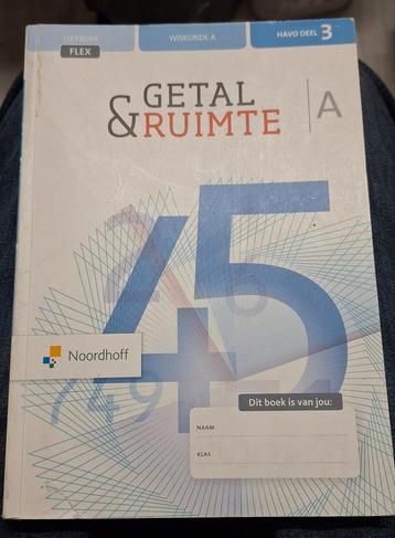 Getal en ruimte wiskunde A havo deel 3 beschikbaar voor biedingen