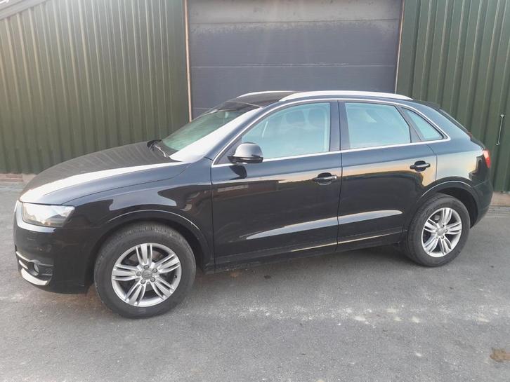 Audi Q3 2.0TDI 103KW 2012 Zwart handgeschakeld nette auto!!, Auto's, Audi, Particulier, Q3, Diesel, C, SUV of Terreinwagen, Handgeschakeld