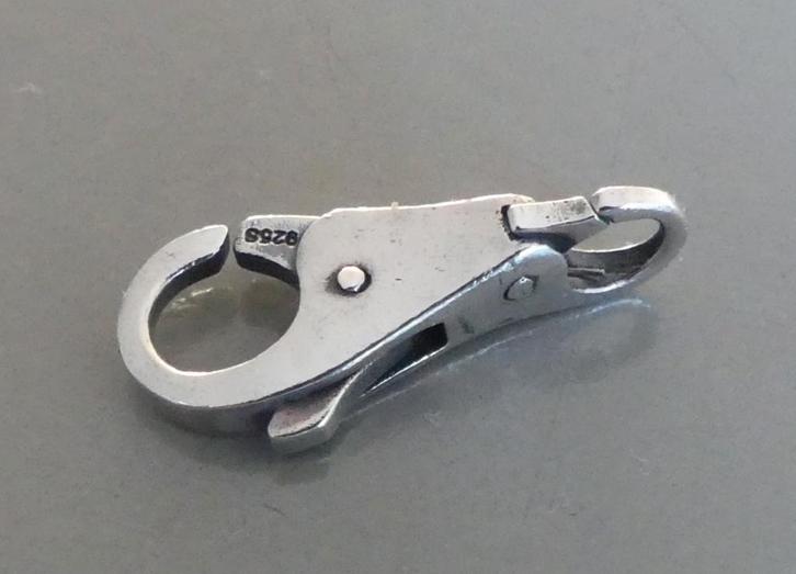 Trollbeads EENVOUDIG SLOT, Sieraden, Tassen en Uiterlijk, Bedels, Zo goed als nieuw, Trollbeads, Zilver, 1 bedel, Verzenden