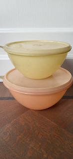 Retro Tupperware Schalen Set, Huis en Inrichting, Ophalen of Verzenden, Gebruikt, Geel, Bak of Kom