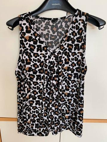 Prachtige blouse/top met tijgerprint maat 44/46. beschikbaar voor biedingen