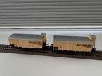 2x Fleischmann 1484R H0 Reichelbräu Goederenwagon, Gebruikt, Gelijkstroom, Fleischmann, Wagon