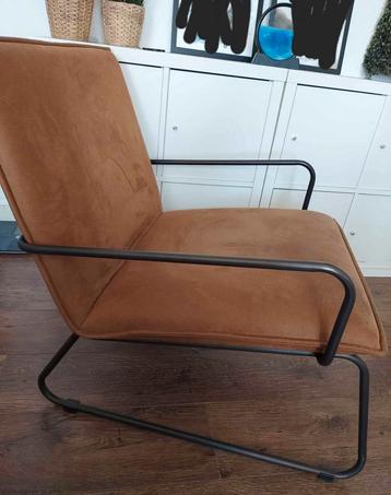 Mooie fauteuil Delta cognac beschikbaar voor biedingen