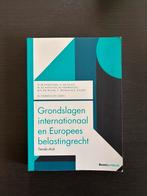 Grondslagen internationaal en Europees belastingrecht, Boeken, Studieboeken en Cursussen, Boomjuridisch, Zo goed als nieuw, Beta