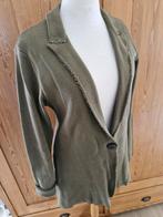 10DAYS legergroen jasje katoen blazer zacht mt 1 = M zgan, Maat 38/40 (M), 10days, Ophalen of Verzenden, Zo goed als nieuw