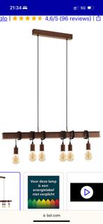 Eglo industriële eetkamerlamp, Verzenden, Zo goed als nieuw, Metaal, 75 cm of meer