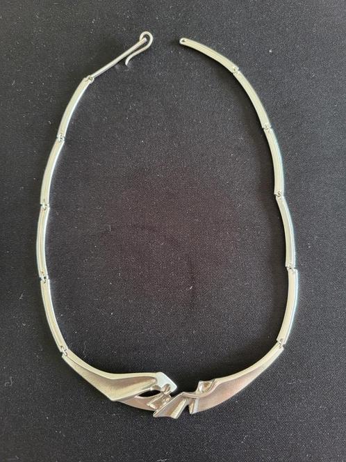 Zilveren LAPPONIA collier H9 Reef collectie Zoltan Popovitz, Sieraden, Tassen en Uiterlijk, Kettingen, Zo goed als nieuw, Zilver