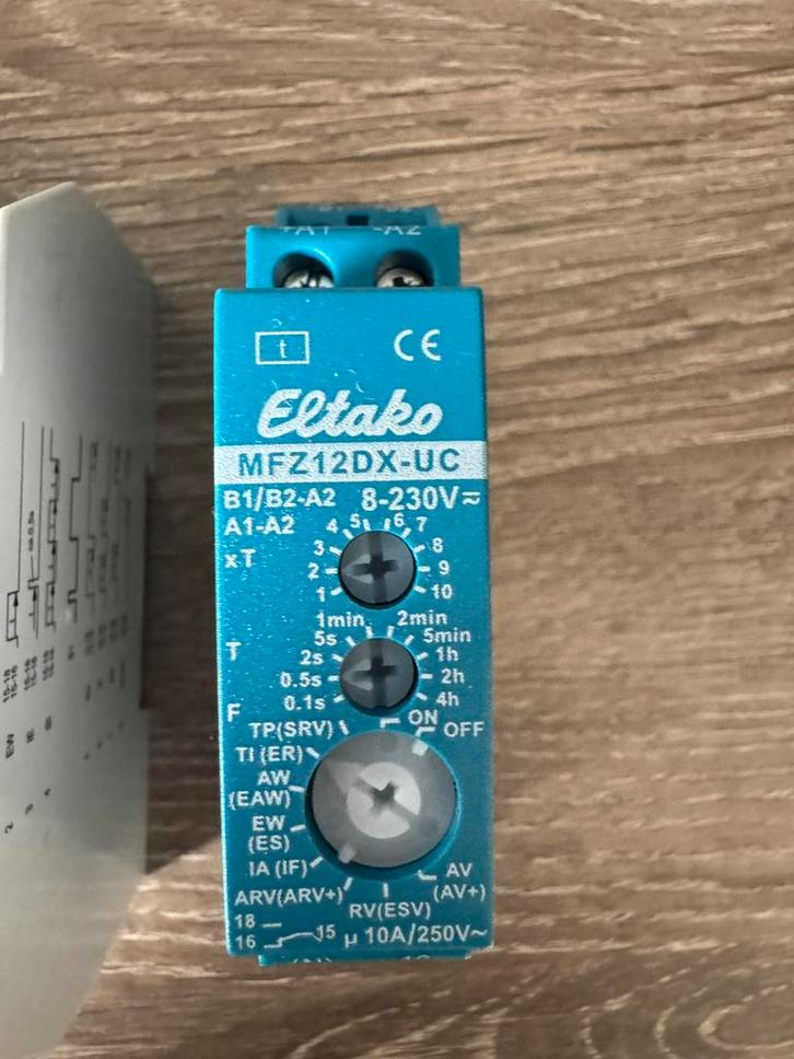 Tijdrelais, Doe-het-zelf en Verbouw, Elektra en Kabels, Nieuw, Overige typen, Ophalen of Verzenden