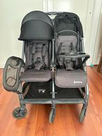 Joovy Kooper X2 Tweelingbuggy - incl regenhoes, Kinderen en Baby's, Kinderwagens en Combinaties, Gebruikt, Duowagen, Ophalen, Kinderwagen