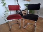 2 buisframe stoelen Gispen Stijl (Merk: Uniq), Huis en Inrichting, Ophalen, Gebruikt, Twee, Overige kleuren