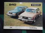 Origineel Volvo 240 Instructieboekje in het Nederlands. 1979, Auto diversen, Handleidingen en Instructieboekjes, Verzenden