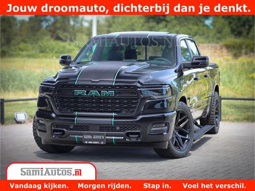 Dodge Ram 1500 Limited Night H.O 540HP 706Nm | Massage + Ful, Auto's, Dodge, Bedrijf, Te koop, RAM 1500, 360° camera, 4x4, ABS