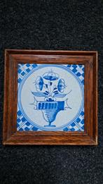 Tegel antiek 17e / 18e eeuw Delftsblauw Delfts blauw, Antiek en Kunst, Ophalen of Verzenden