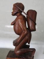 mooi uit hout gesneden vrouw beeld 40/18 cm, Ophalen of Verzenden