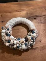Prachtige zelfgemaakte schelpen krans, Huis en Inrichting, Woonaccessoires | Kransen, Ophalen of Verzenden, Nieuw