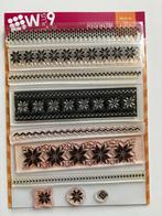 Wplus9 winterse set clearstempels, Hobby en Vrije tijd, Stempelen, Ophalen of Verzenden, Zo goed als nieuw, Clearstamp