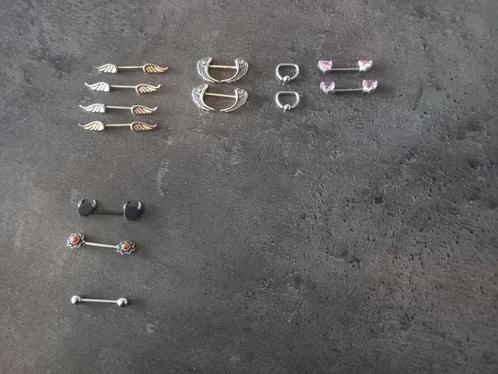 Tepelpiercings nieuw diverse soorten piercings tepel dames, Sieraden, Tassen en Uiterlijk, Piercings, Nieuw, Overige typen, Staal