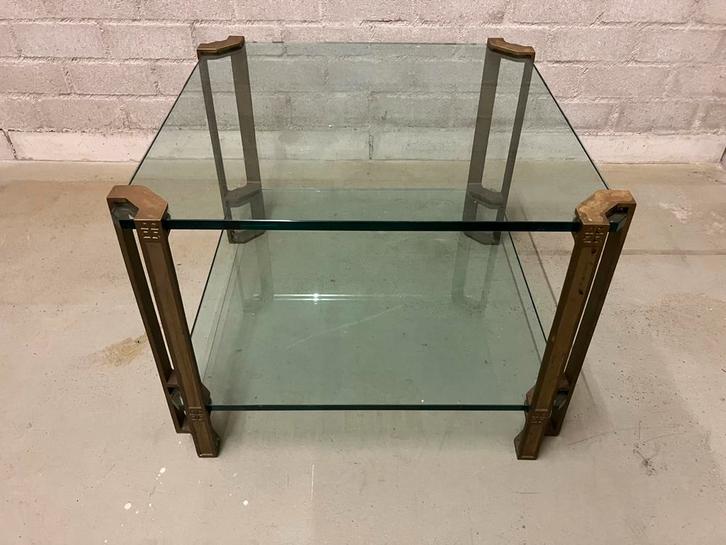 Vintage T24 salontafel by Peter Ghyczy – 70s Design, Huis en Inrichting, Tafels | Salontafels, Zo goed als nieuw, Minder dan 50 cm