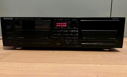 Kenwood KX-W6010 dubbel cassette deck, Audio, Tv en Foto, Cassettedecks, Dubbel, Kenwood, Auto-reverse, High speed dubbing, Tape counter