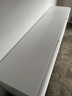 Besta glasplaat 180x40 wit/glas Ikea, Ophalen, 150 tot 200 cm, 25 tot 50 cm, Glas