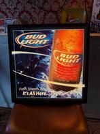 Bud light lichtbak Budweiser reclame geen neon, Verzamelen, Ophalen of Verzenden, Gebruikt, Lichtbak of (neon) lamp
