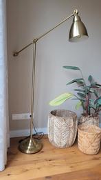 Ikea vloer / sta lamp goud messing, Huis en Inrichting, Ophalen, Zo goed als nieuw, 150 tot 200 cm