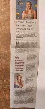 Emma Heesters krantenartikel krantenknipsel, Ophalen of Verzenden, 1980 tot heden, Nederland, Knipsel(s)