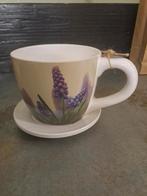 Bloempot "Blauwe druif", Steen, Minder dan 30 cm, Rond, Nieuw
