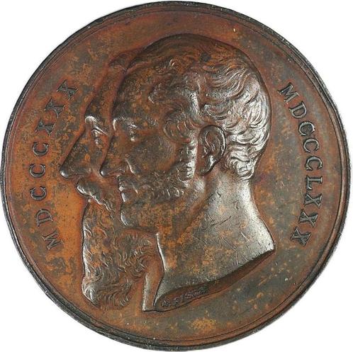 België 50-jarig Jubileum van de Nationale Onafhankelijkheid, Postzegels en Munten, Penningen en Medailles, Brons, Buitenland, Ophalen of Verzenden