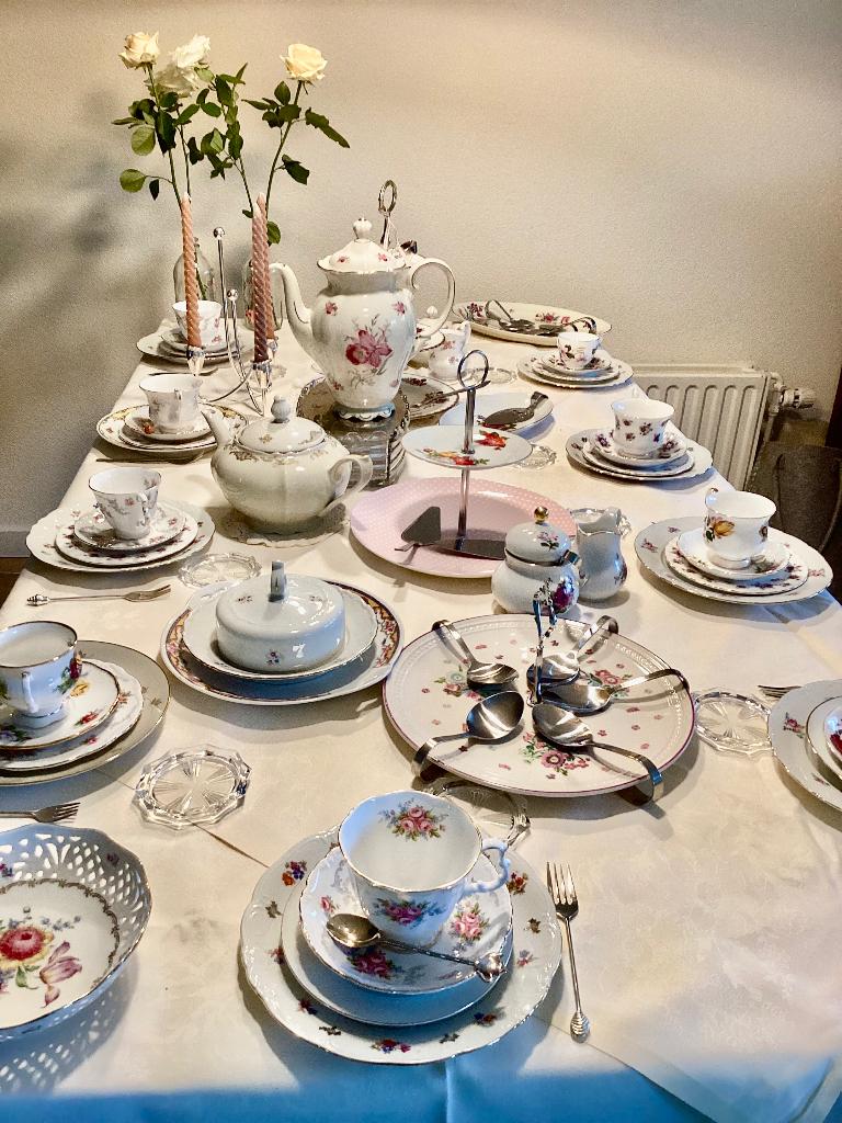 Mix & match servies te huur voor brunch, High Tea, Ophalen