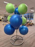 Yogaballenrek met 9 ballen, Sport en Fitness, Ophalen, Zo goed als nieuw, Fitnessbal