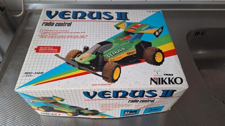 NIKKO VENUS 2 RDC-15430 Vintage RC Auto, Hobby en Vrije tijd, Modelbouw | Radiografisch | Auto's, Gebruikt, Ophalen of Verzenden