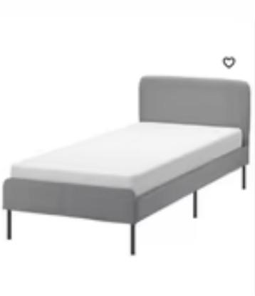 Ikea SLATTUM bedframe grijs beschikbaar voor biedingen
