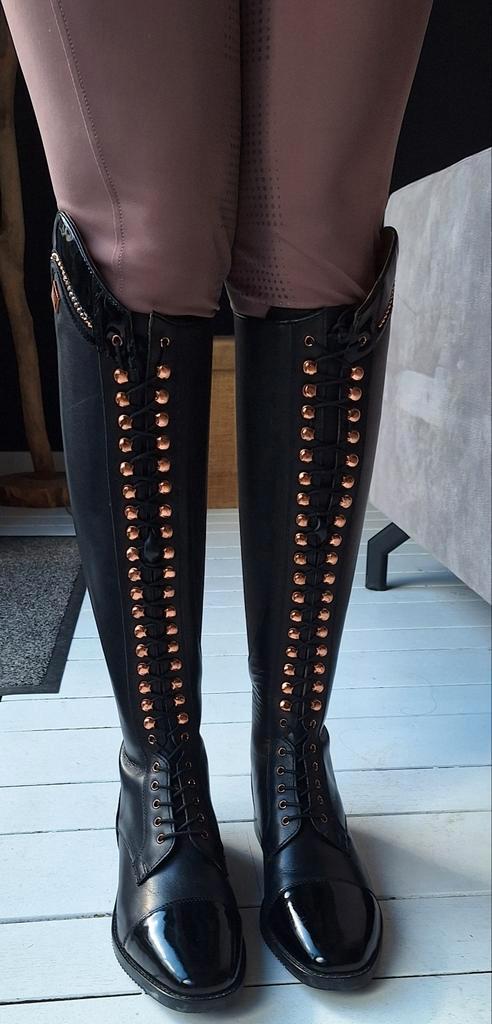 Nieuw in doos laarzen Imperial Riding maat 38 zwart lak/rosé, Dieren en Toebehoren, Paardrijkleding, Nieuw, Dames, Schoeisel, Dressuur