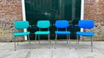 GISPEN DESIGN 1235 STOEL RETRO VINTAGE NIEUW GESTOFFEERD, Huis en Inrichting, Stoelen, Blauw, Design, Ophalen of Verzenden, Zo goed als nieuw