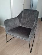 Groene Velvet Fauteuil - Zo goed als nieuw!, Huis en Inrichting, Fauteuils, Ophalen