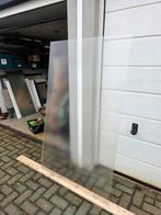 Partij geharde glas platen 100 stuks, Doe-het-zelf en Verbouw, Ophalen, Gebruikt, 80 tot 120 cm, 120 tot 160 cm
