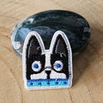 Strijk embleem applicatie Patch Hondje  Strijk embleem makke, Hobby en Vrije tijd, Hm, Nieuw, T, Ophalen of Verzenden