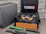 Panerai Luminor Marina PAM 0005 / OP6617, watch+box 4 straps, Overige merken, Leer, Staal, Polshorloge