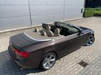 Audi A5 2.0 Cabrio Aut. Bruin met slechts 116K km., Auto's, Audi, Beige, 4 cilinders, Particulier, 1630 kg